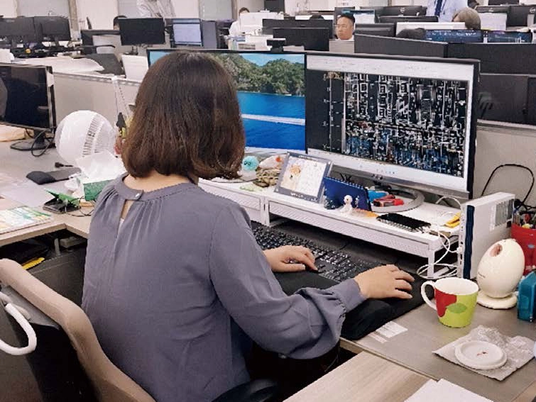 PC作業風景